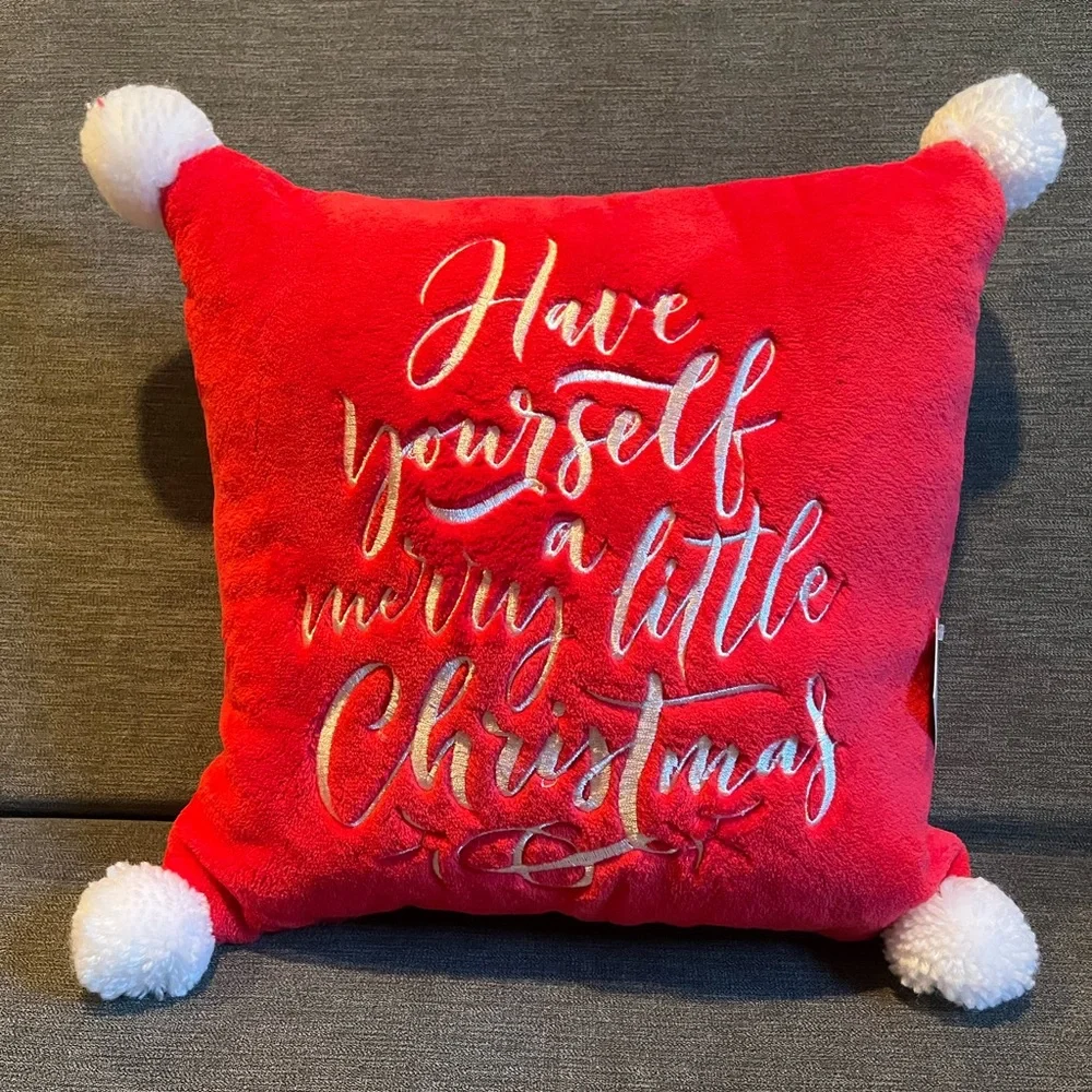 Target Bullseye Playground Merry Little Christmas Pillow